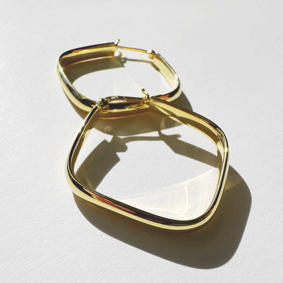 Tessa Hoop Earrings The Silver Root