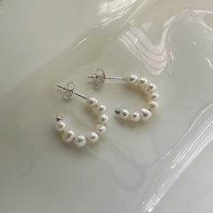 Amal Fresh Pearl Stud Earrings