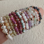 Birthstone Precious Stone Rings for stacking