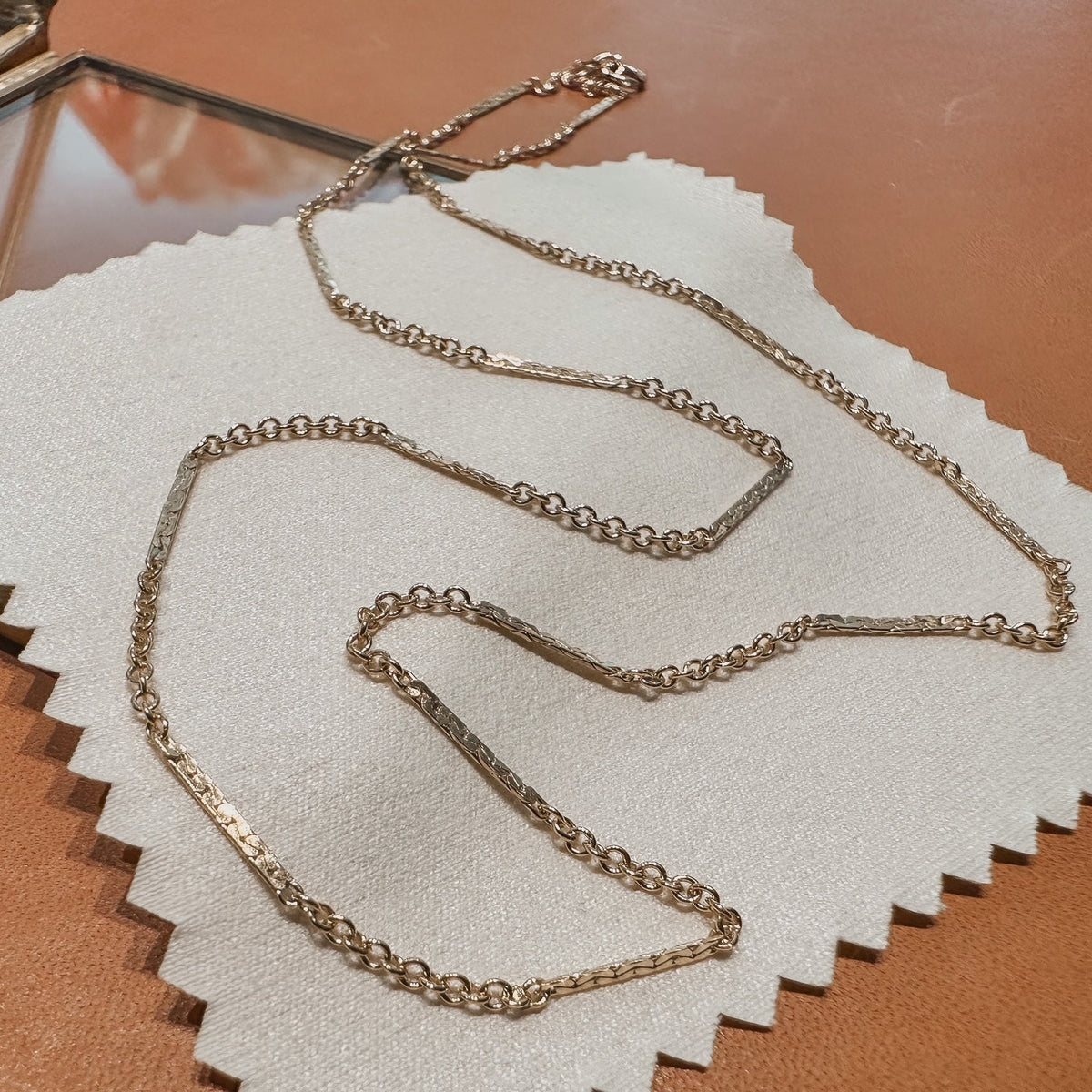 Cara Flat Link Gold Filled Chain Necklace