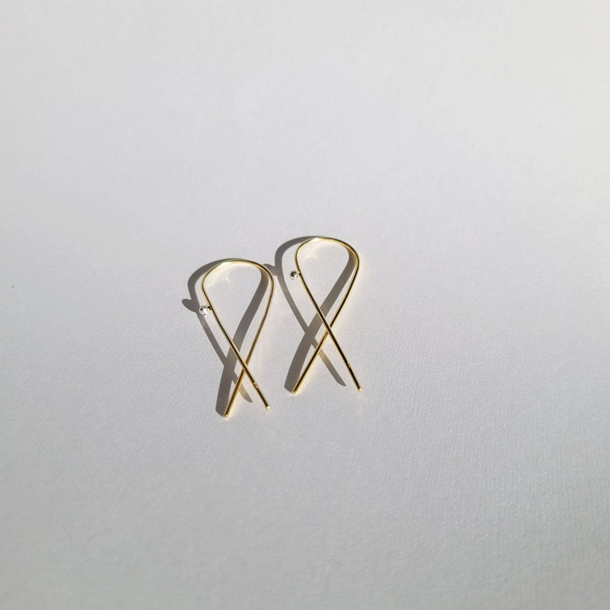 Crossed Earrings