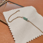Emerald Gold Filled Bracelet