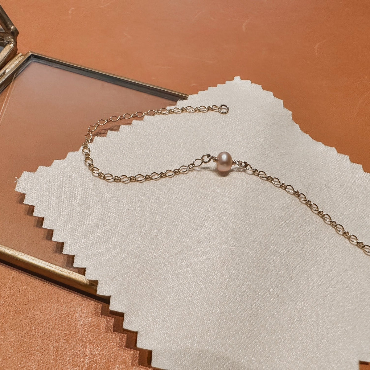 Freshwater Pink Pearl Gold Filled Bracelet