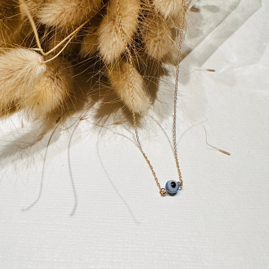 Gold Filled_Chain_with_Hamsa_Charm