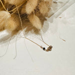 Gold_Filled_Chain_with_Small_Love_Knot_and_Black_Diamond
