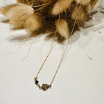 Gold_Filled_Chain_with_Small_Love_Knot_and_Black_Diamond
