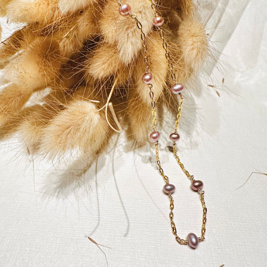 Ombre_Fresh_Water_Pearl_Necklace_GF_Chain