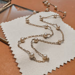 Ombre Pink Freshwater Pearl Gold Filled Necklace