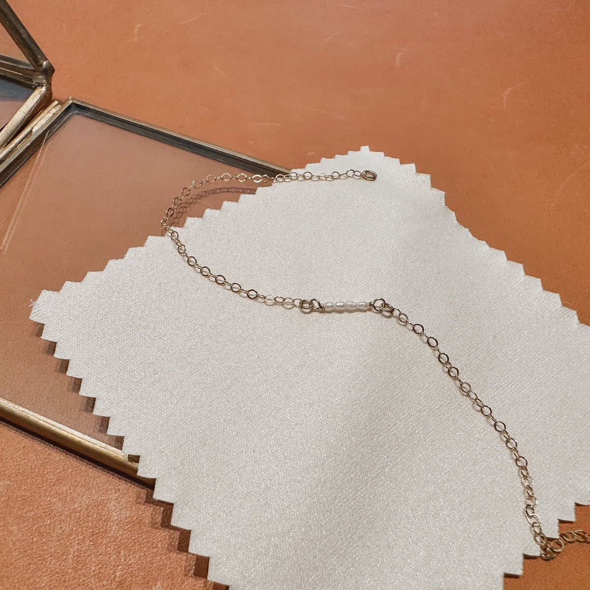 Tiny Freshwater Pearl Gold Filled Bracelet