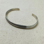 Farrah Sterling Silver Cuff Bangle