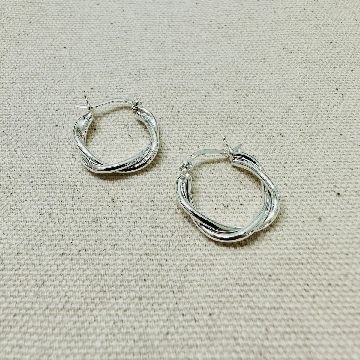 Bellini Sterling Silver Twist Earrings