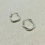 Bellini Sterling Silver Twist Earrings