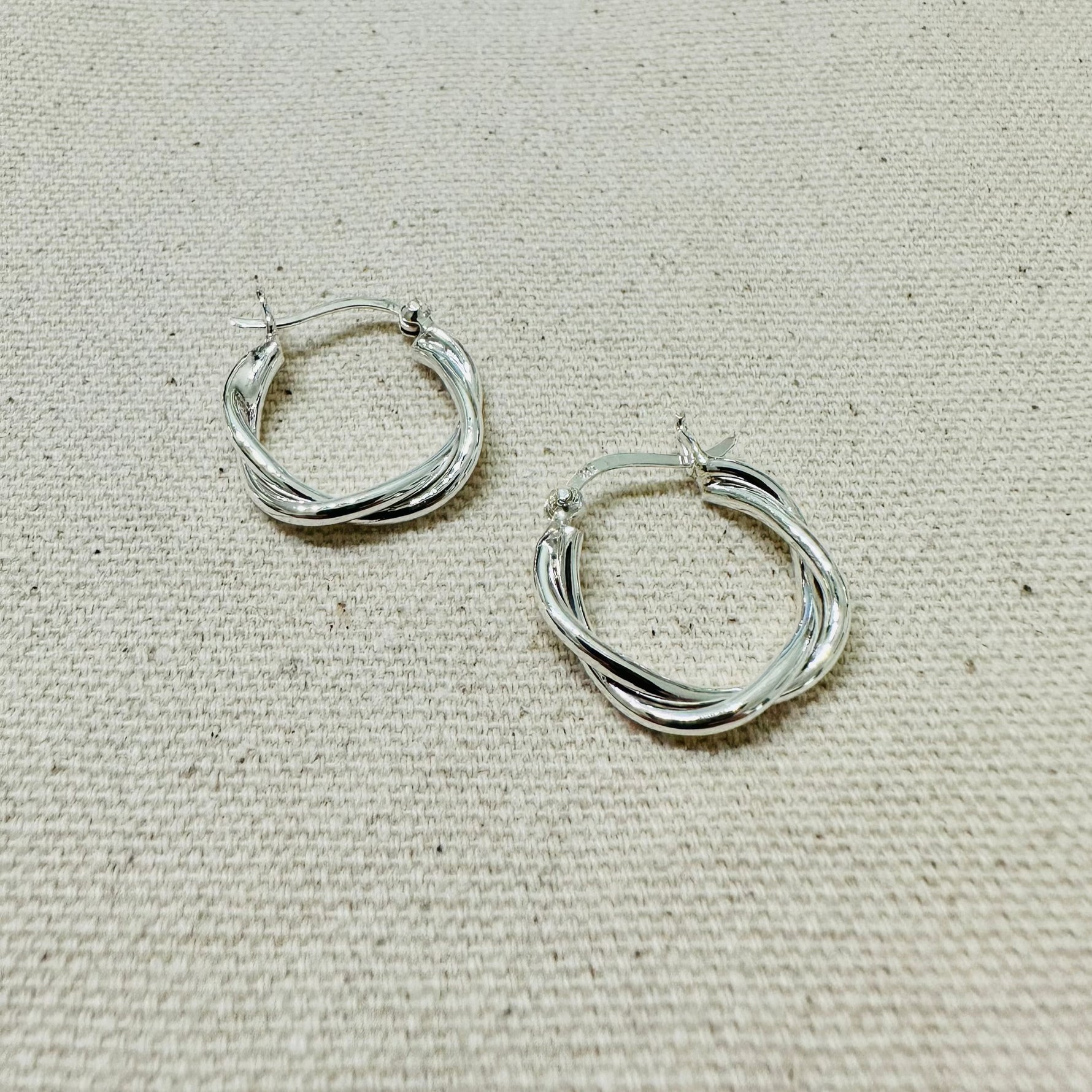Bellini Sterling Silver Twist Earrings