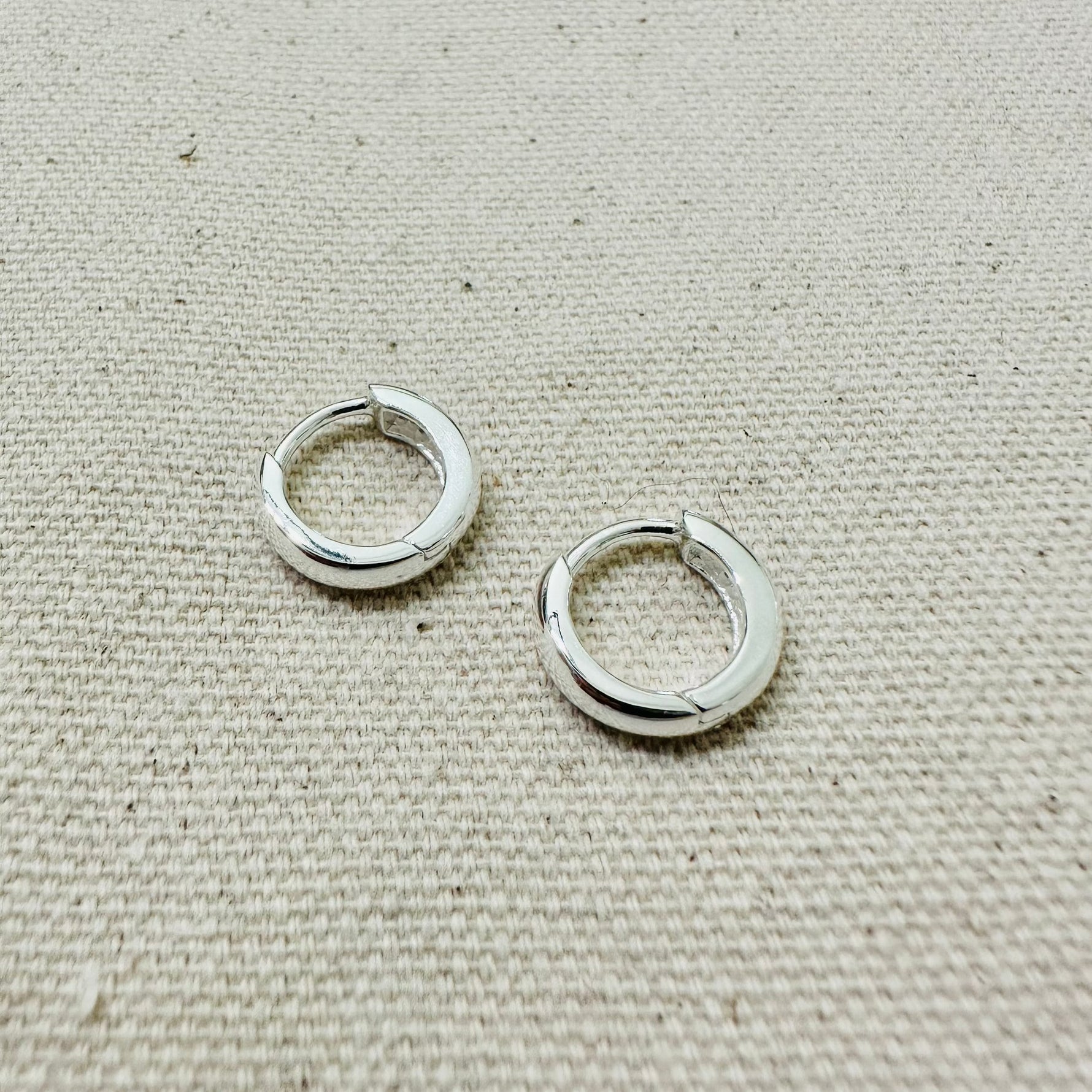 Blanca Gold Small Huggie Hoop Earrings