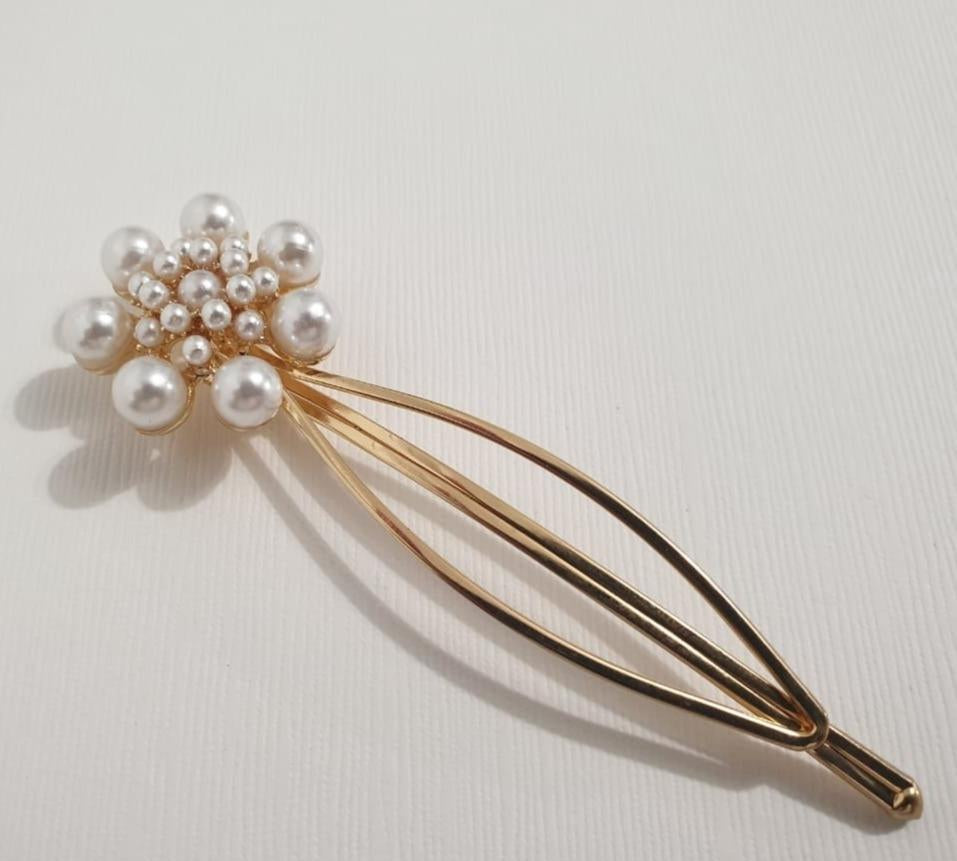 Dalia Pearl Hair Clip The Silver Root