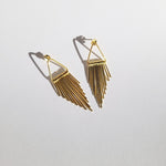 Disco 18k Gold Trendy Modern Earrings