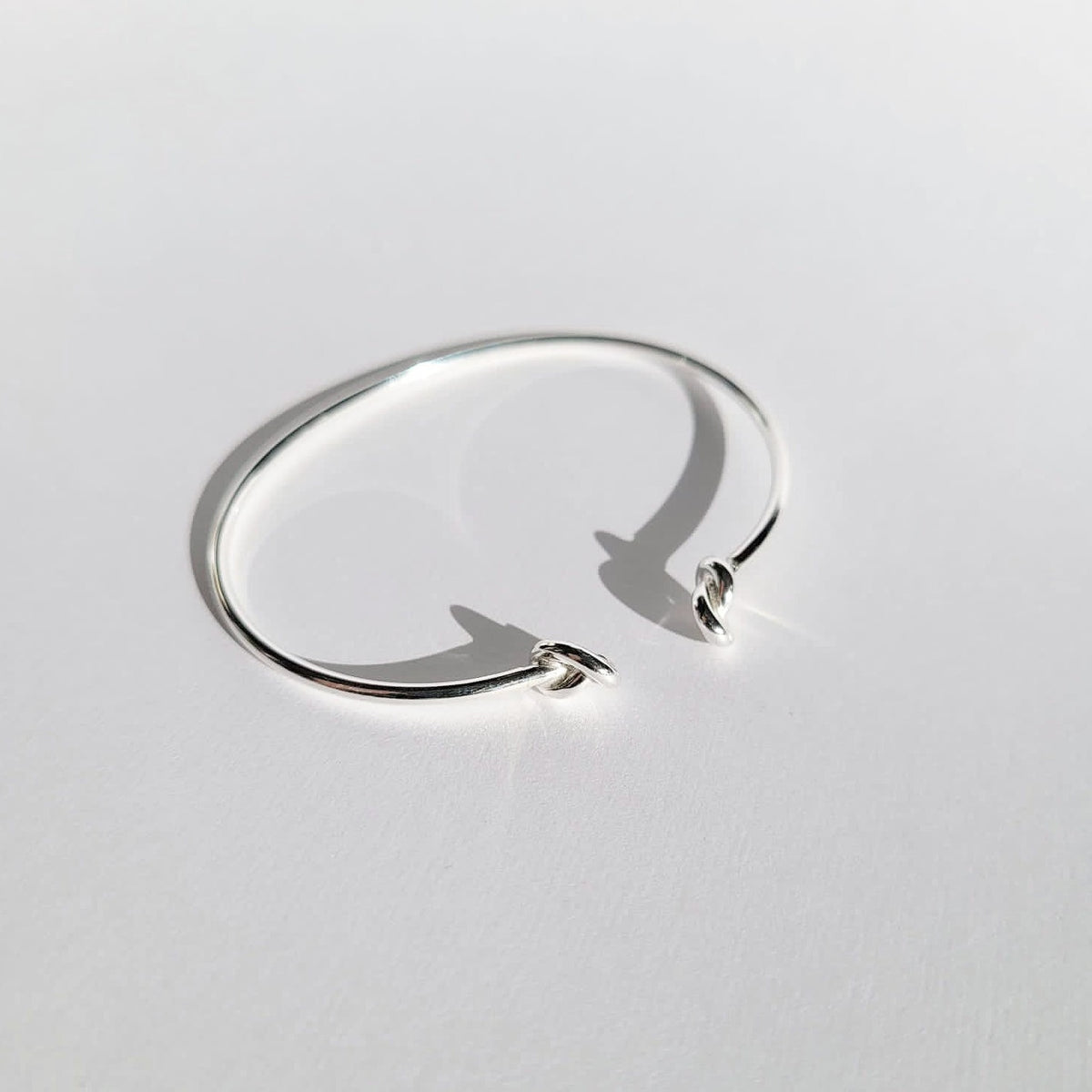 Duo Double Knot Adjustable Bangle Bracelet