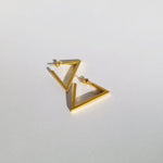 Getaway 18k Gold Modern Trendy Geometric Earring