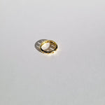 Glimmer 14k Gold Cut Out Ring Band