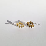 Rio Dual Tone Statement Drop Elegant Earrings