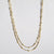 Series 18k Gold Double Layered Stack Necklace