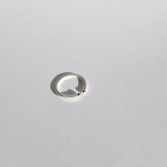 Spring 925 Sterling Silver Dainty Adjustable Ring