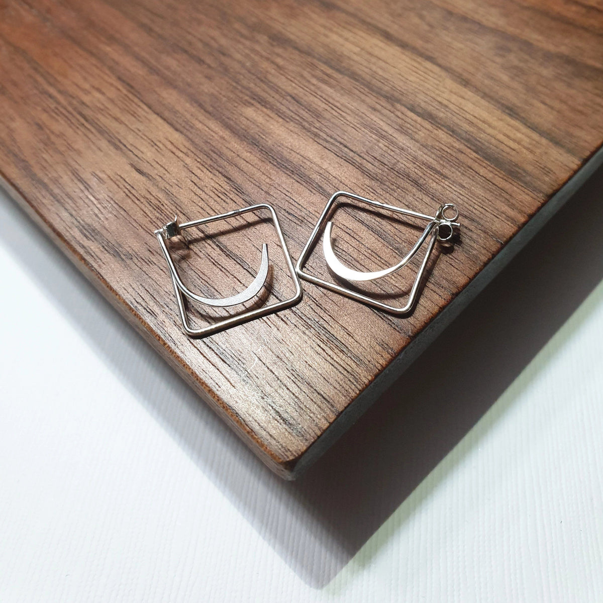 Squared Earrings The Silver Root