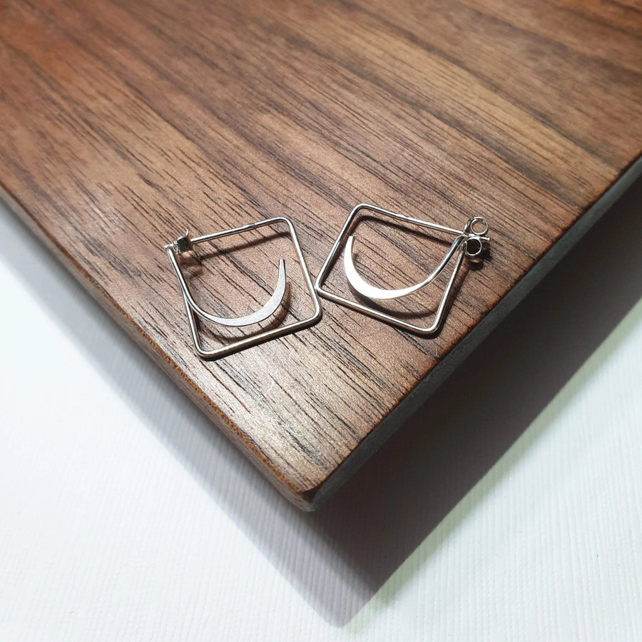 Squared Earrings The Silver Root