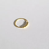 Stack 18k Gold Dainty Bead Ring