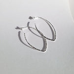 Tavish 925 Sterling Silver Hammered Push Back Earrings