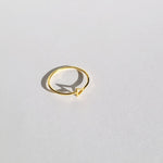 Yield 18k Gold Dainty Triangle Ring